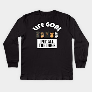 Dog Lover Kids Long Sleeve T-Shirt